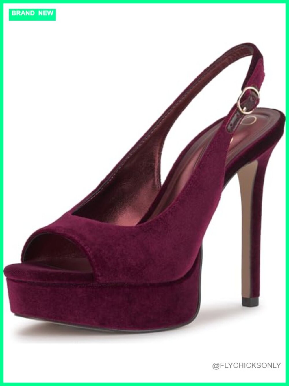 Slingback Platform Pump Peep Toe Stiletto Heel Formal Dress Shoe